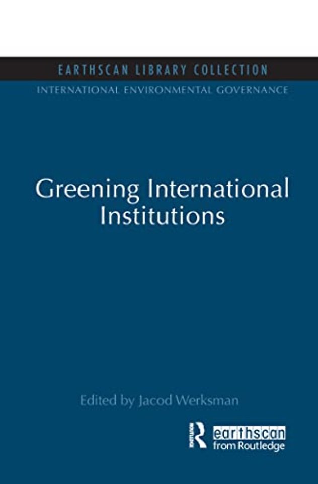Greening International Institutions