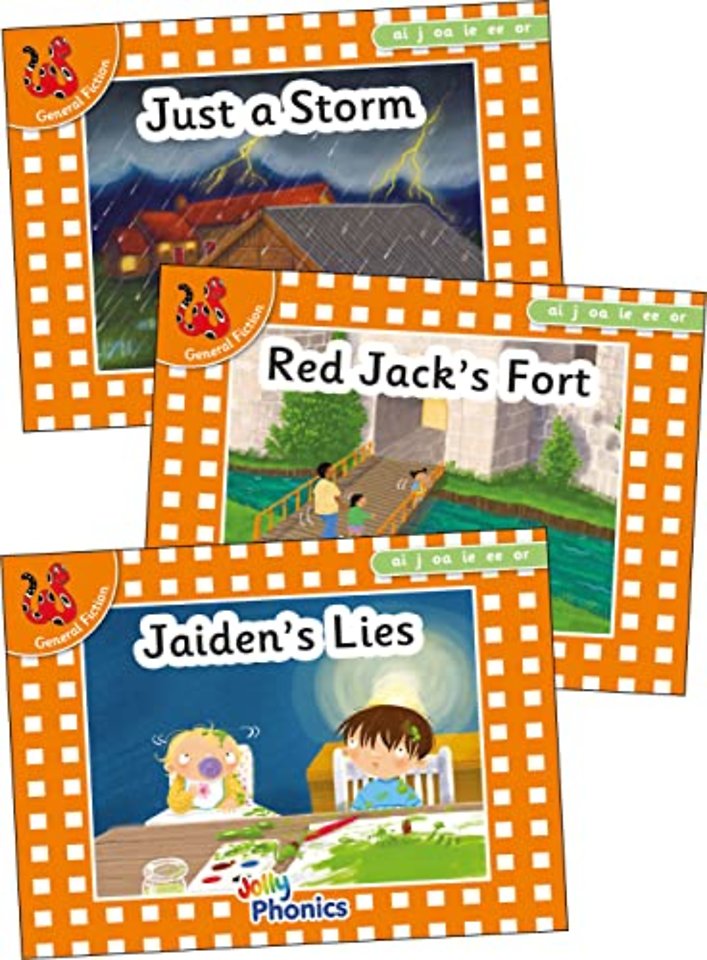 Jolly Phonics Orange Level Readers Set 4