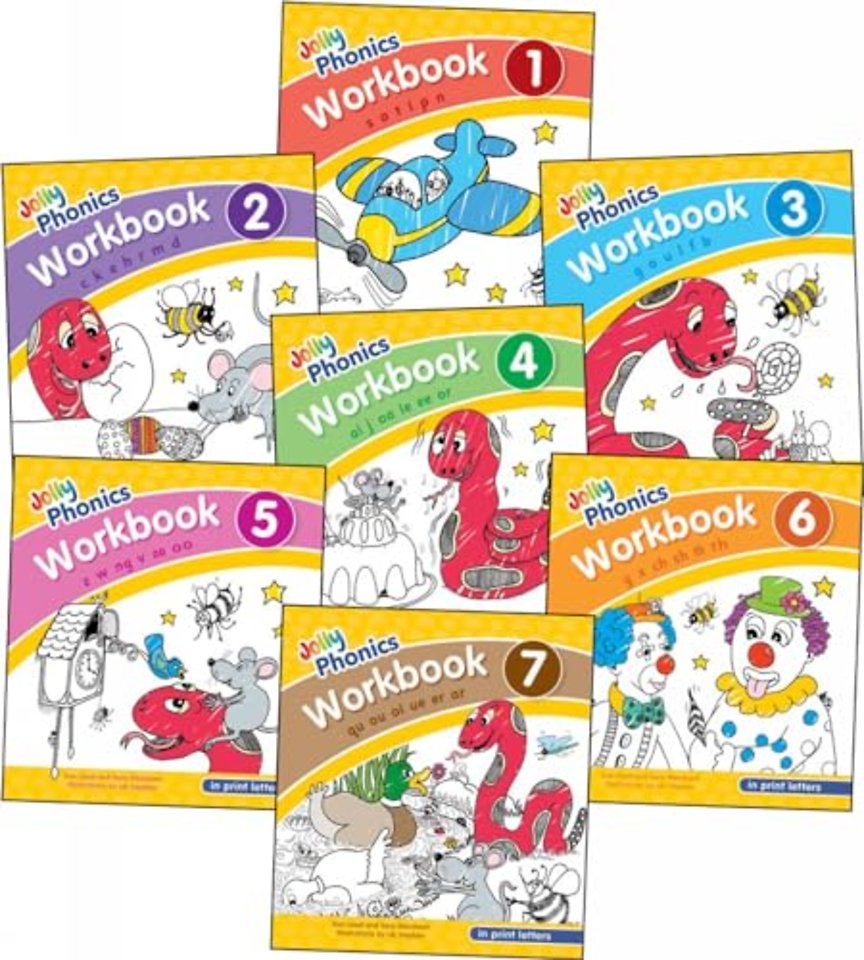 Jolly Phonics Workbooks 1-7