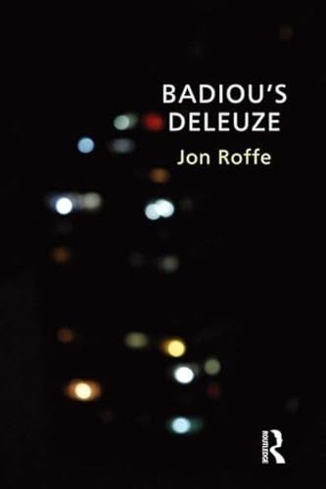 Badiou's Deleuze