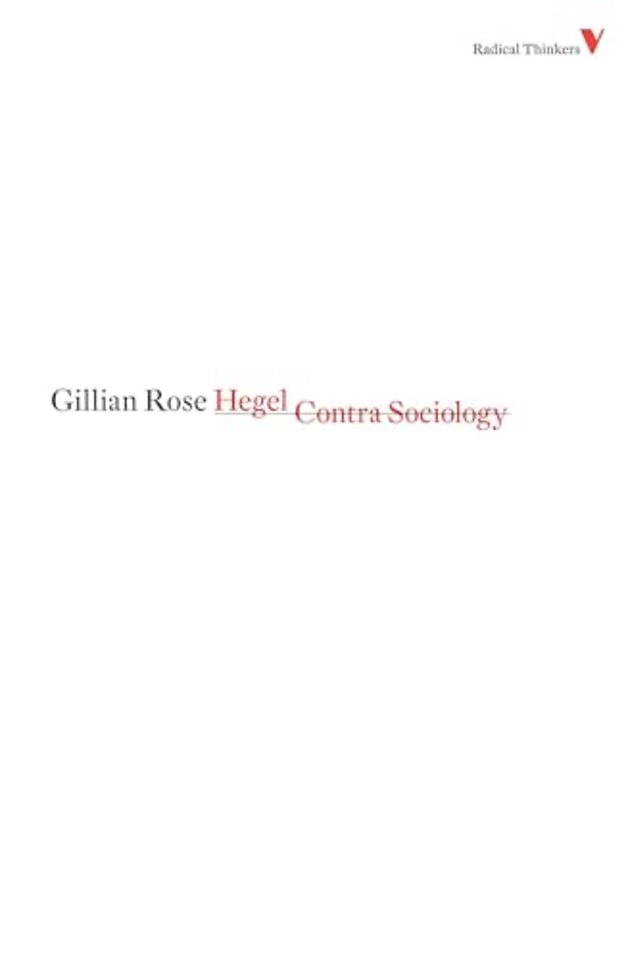 Hegel Contra Sociology