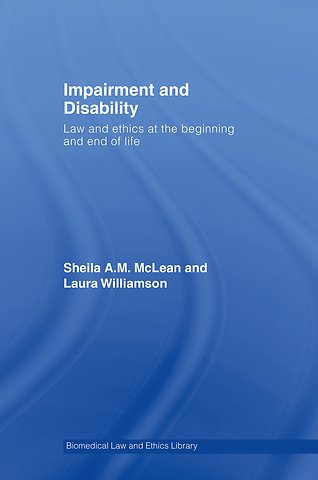 Impairment and Disability