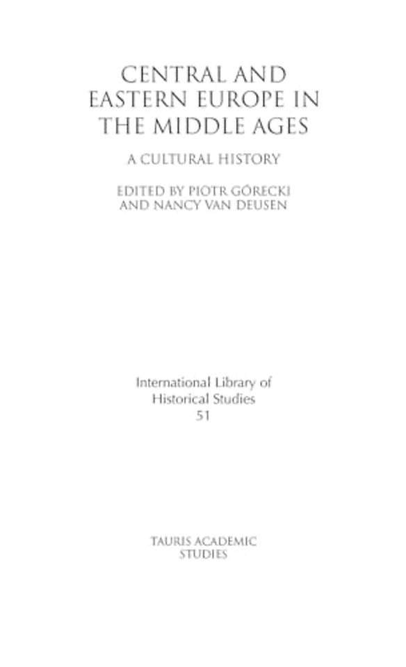 Central and Eastern Europe in the Middle Ages