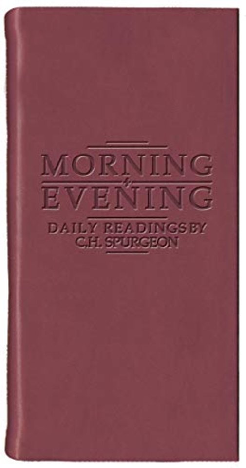 Morning And Evening - Matt Burgundy