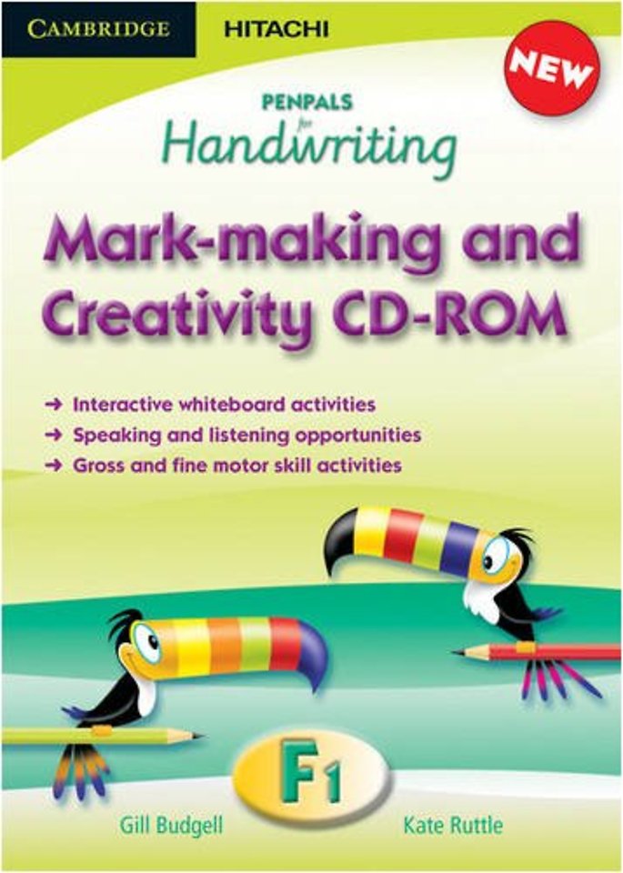 Penpals for Handwriting Foundation 1 Mark-making and Creativity CD-ROM