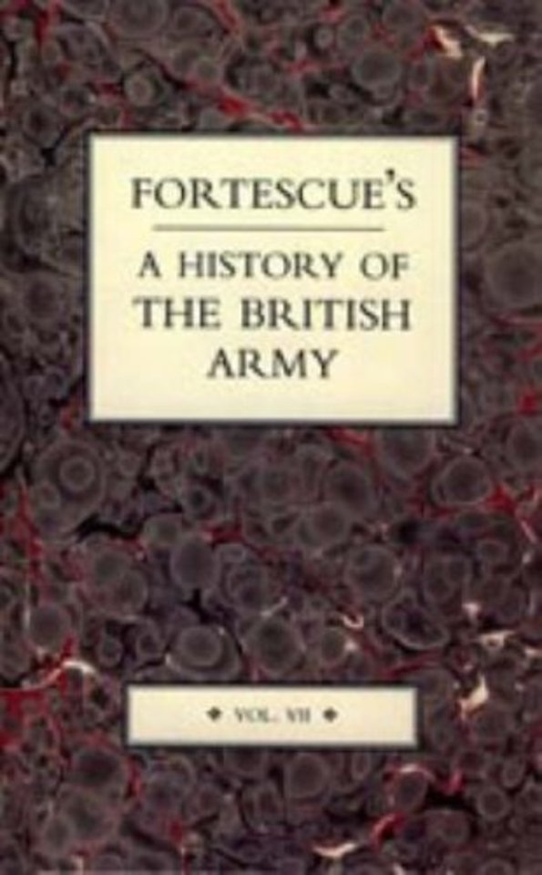 Fortescue's History of the British Army