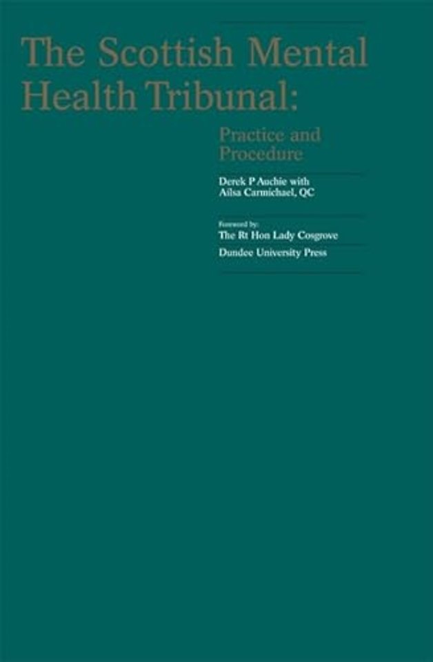 The Scottish Mental Health Tribunal