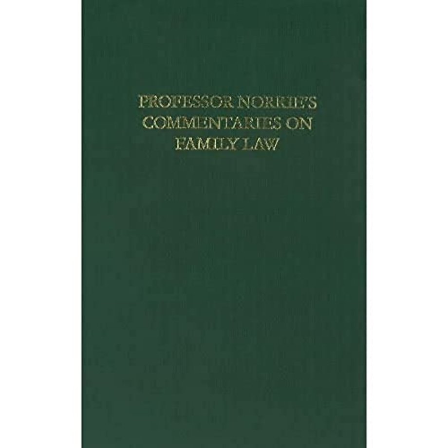 Professor Norrie's Commentaries on Family Law