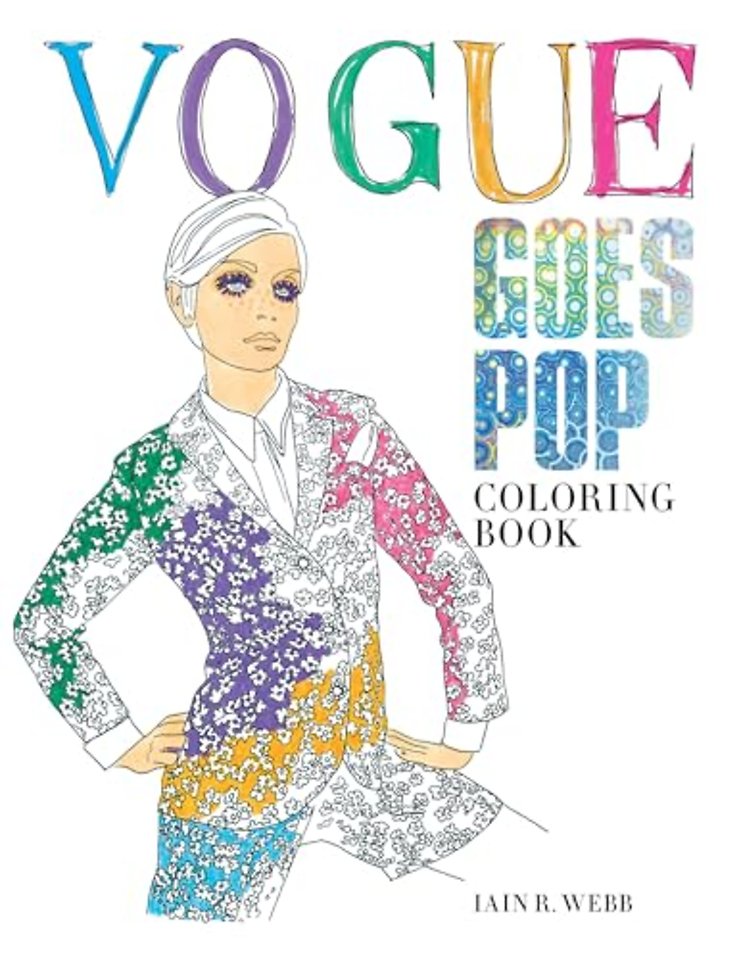 Vogue Goes Pop Colouring Book