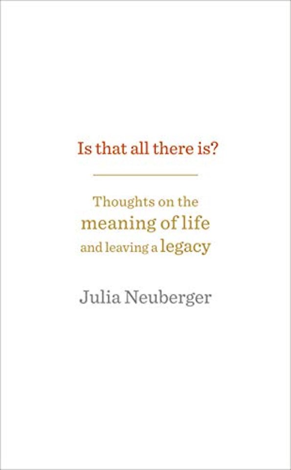 Is That All There Is?