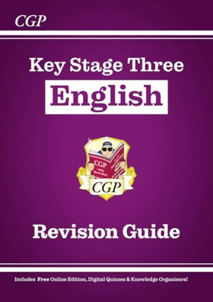KS3 English Revision Guide (with Online Edition, Quizzes and Knowledge Organisers)