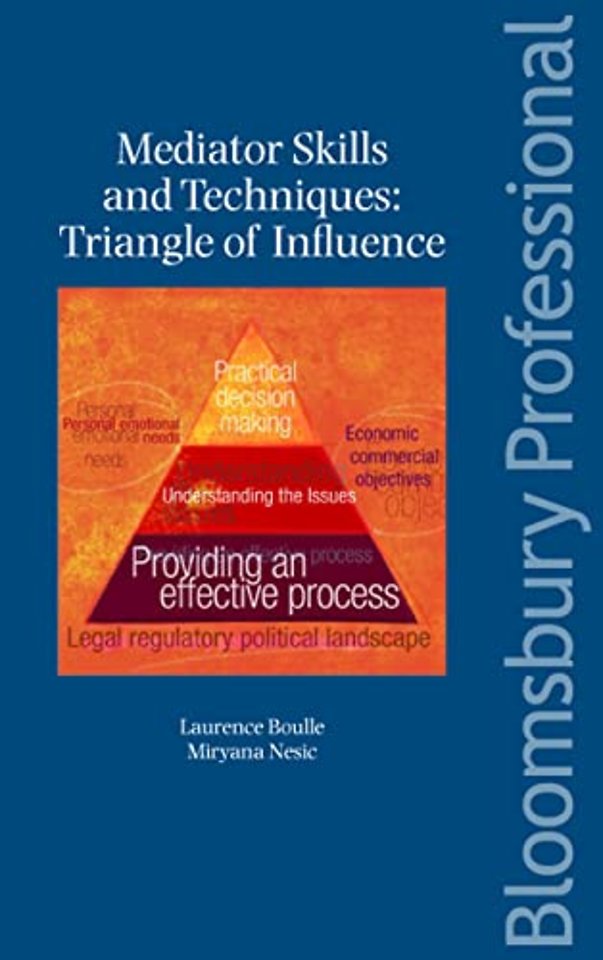 Mediator Skills and Techniques: Triangle of Influence