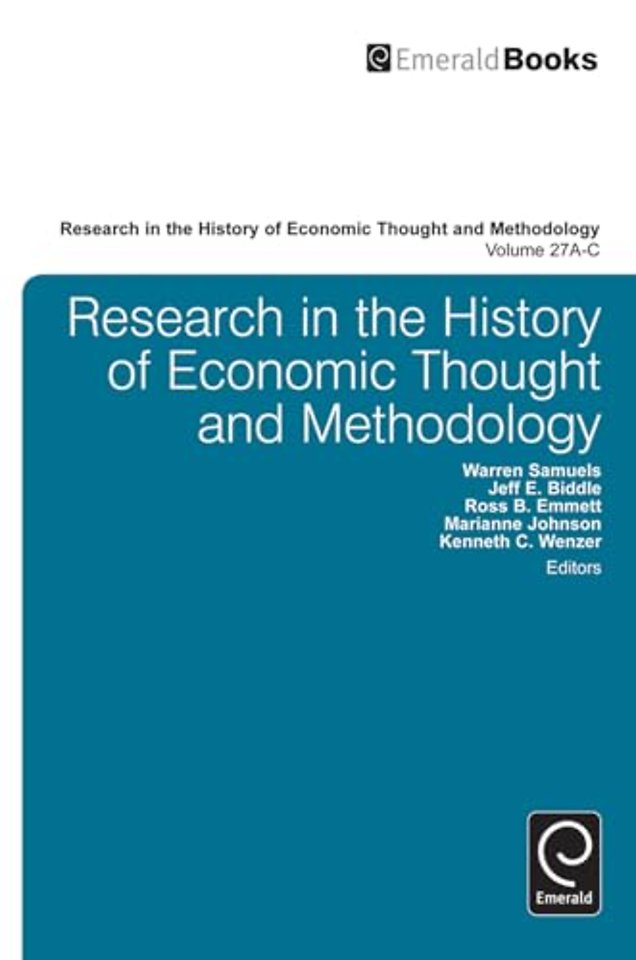Research in the History of Economic Thought and Me thodology (Part A, B & C)