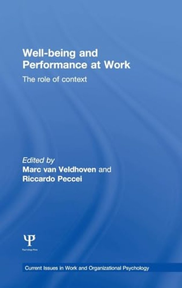 Well-being and Performance at Work