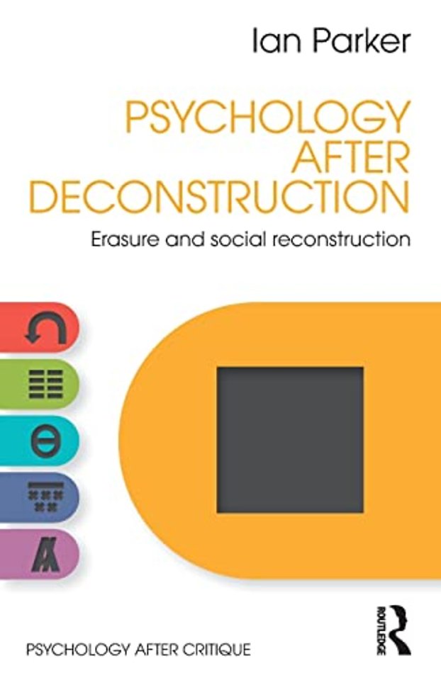 Psychology After Deconstruction