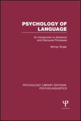 Psychology of Language (PLE: Psycholinguistics)
