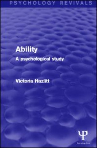 Ability (Psychology Revivals)
