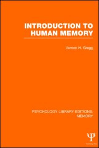 Introduction to Human Memory (PLE: Memory)