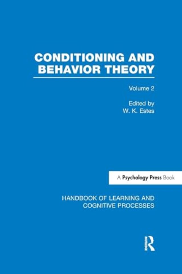 Handbook of Learning and Cognitive Processes (Volume 2)