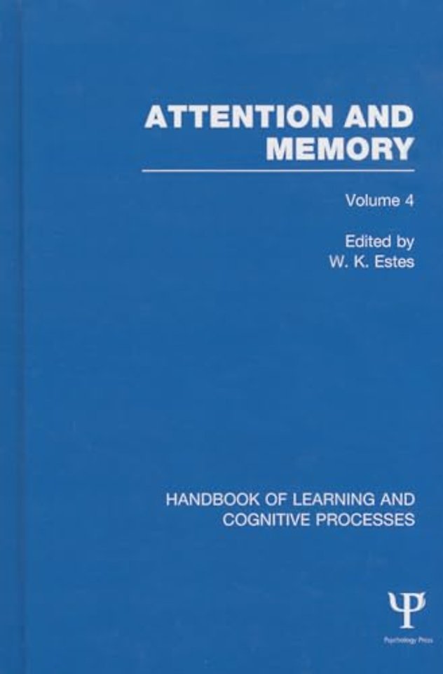 Handbook of Learning and Cognitive Processes (Volume 4)