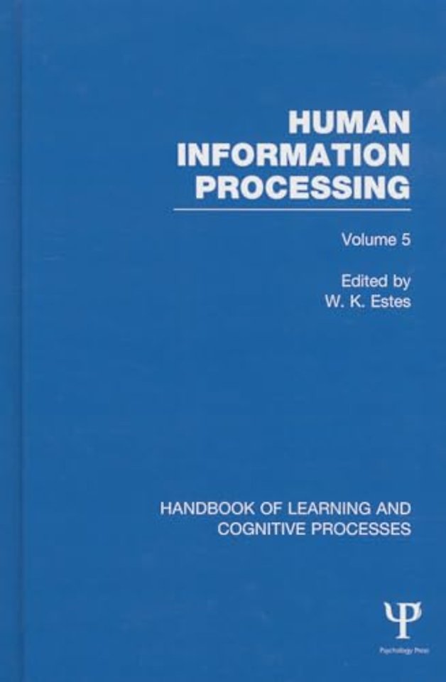 Handbook of Learning and Cognitive Processes (Volume 5)