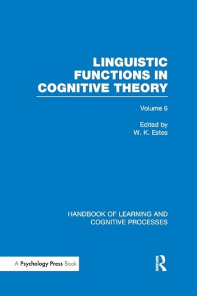 Handbook of Learning and Cognitive Processes (Volume 6)