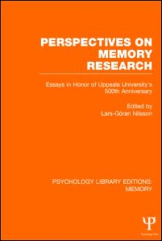 Perspectives on Memory Research (PLE:Memory)