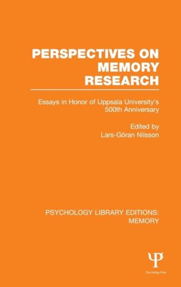 Perspectives on Memory Research (PLE:Memory)