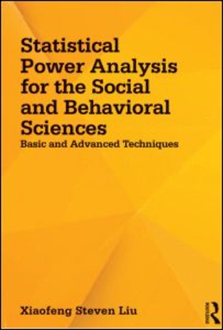 Statistical Power Analysis for the Social and Behavioral Sciences