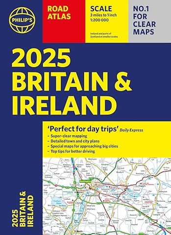 2025 Philip's Road Atlas Britain and Ireland