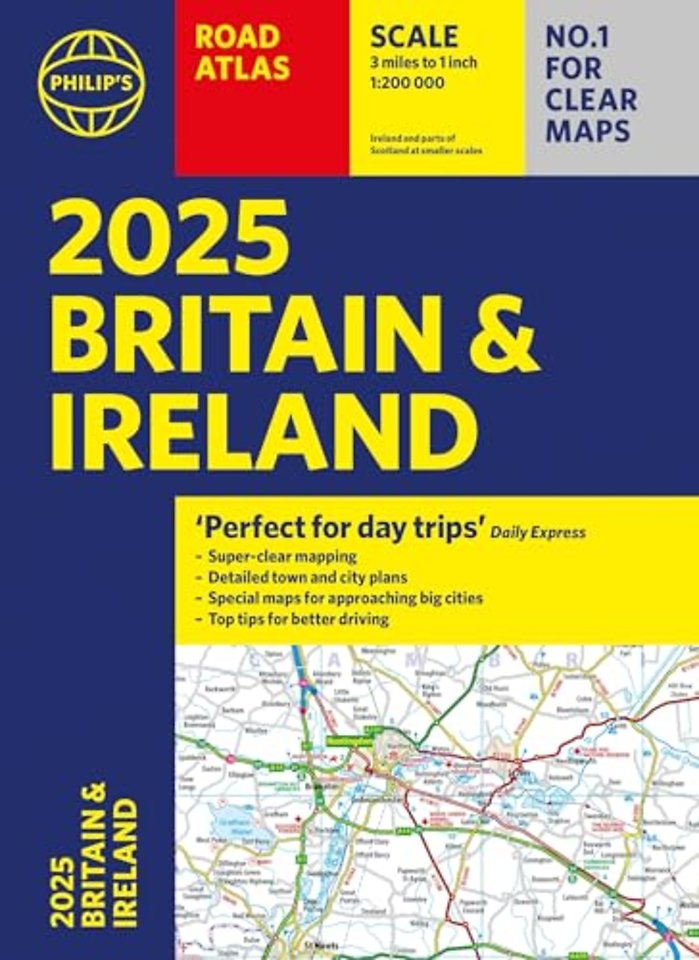 2025 Philip's Road Atlas Britain and Ireland