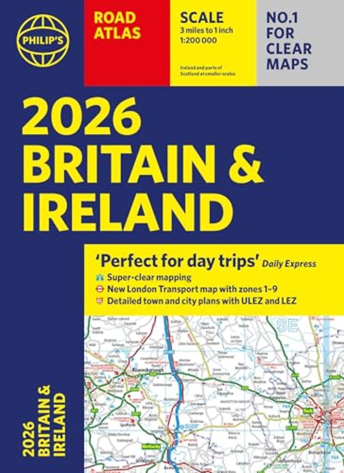 2026 Philip’s Road Atlas Britain & Ireland