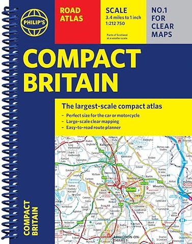 Philip's Compact Britain Road Atlas