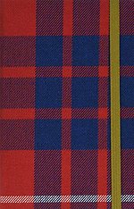 Waverley (M): Hamilton Red Tartan Cloth Commonplace Notebook