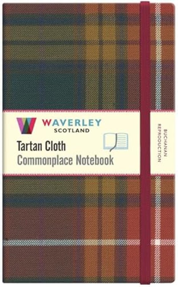 Waverley (L): Buchanan Reproduction Tartan Cloth Large Notebook