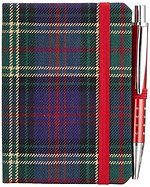 Waverley S.T. (S): Hunting Mini with Pen Pocket Genuine Tartan Cloth Commonplace Notebook