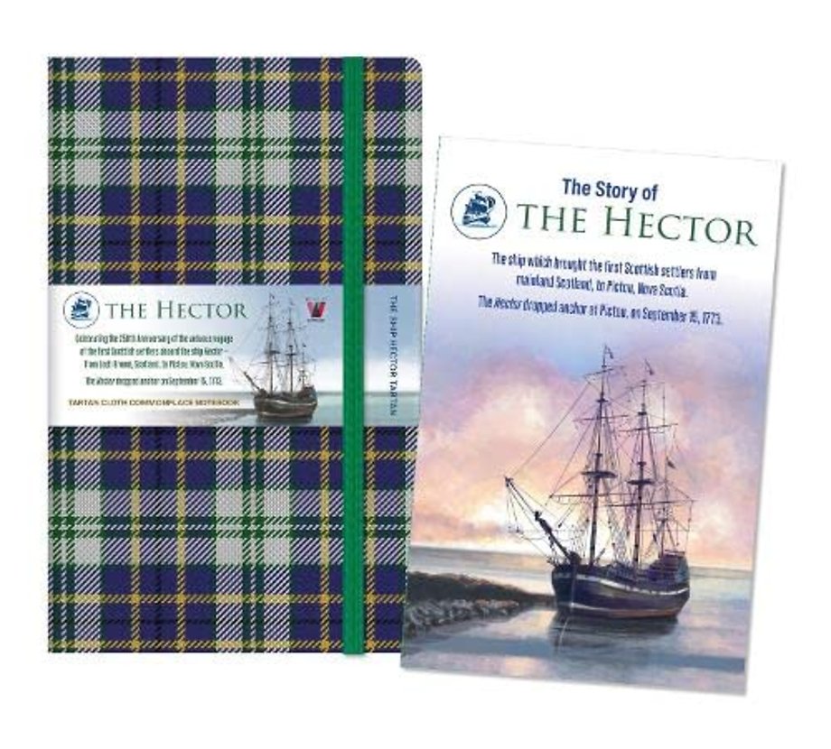 Waverley (L): Ship Hector Tartan Cloth Large Notebook