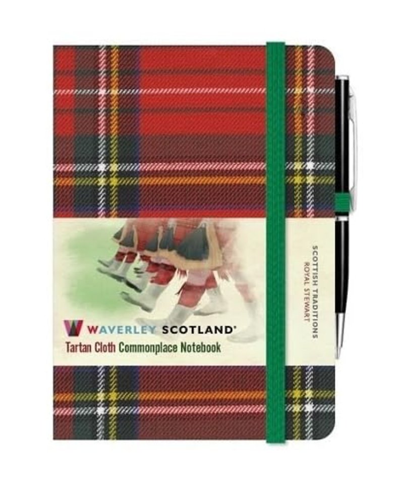 Waverley Royal Stewart Tartan Mini and Pen notebook