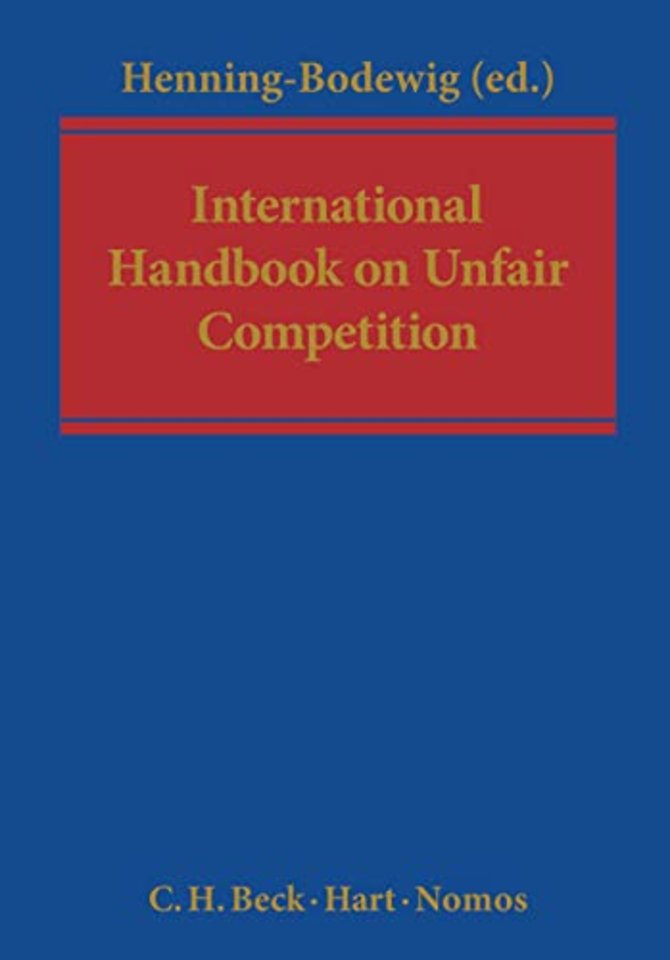International Handbook on Unfair Competition