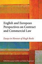 English and European Perspectives on Contract and Commercial Law