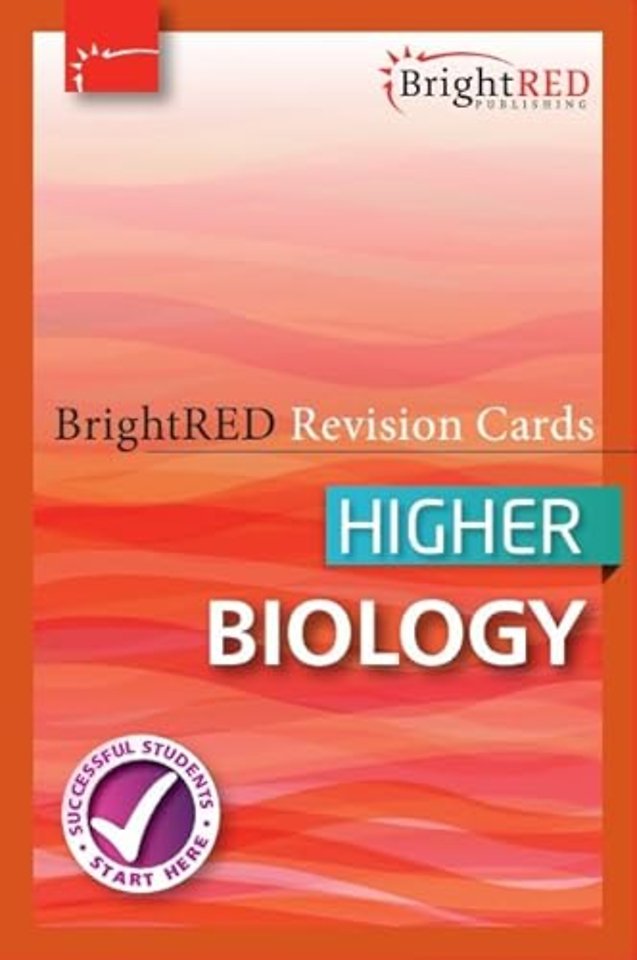 BrightRED Revision Cards - Higher Biology