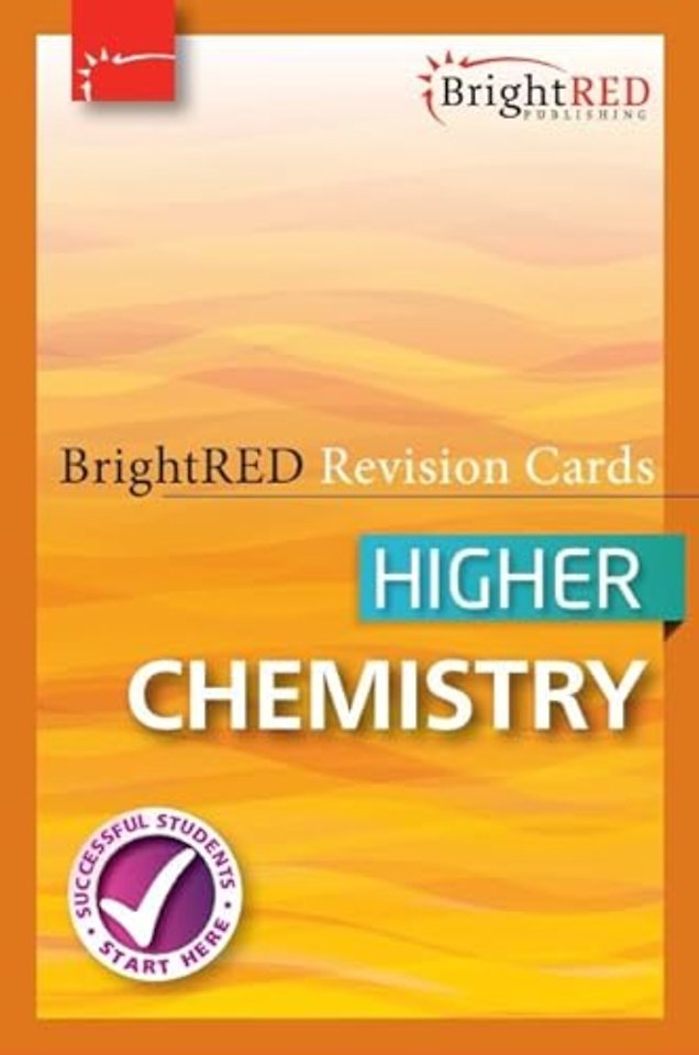 BrightRED Revision Cards - Higher Chemistry