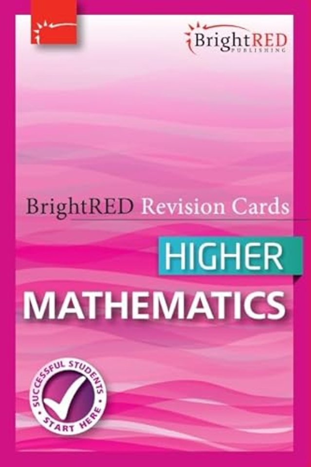 BrightRED Revision Cards - Higher Mathematics