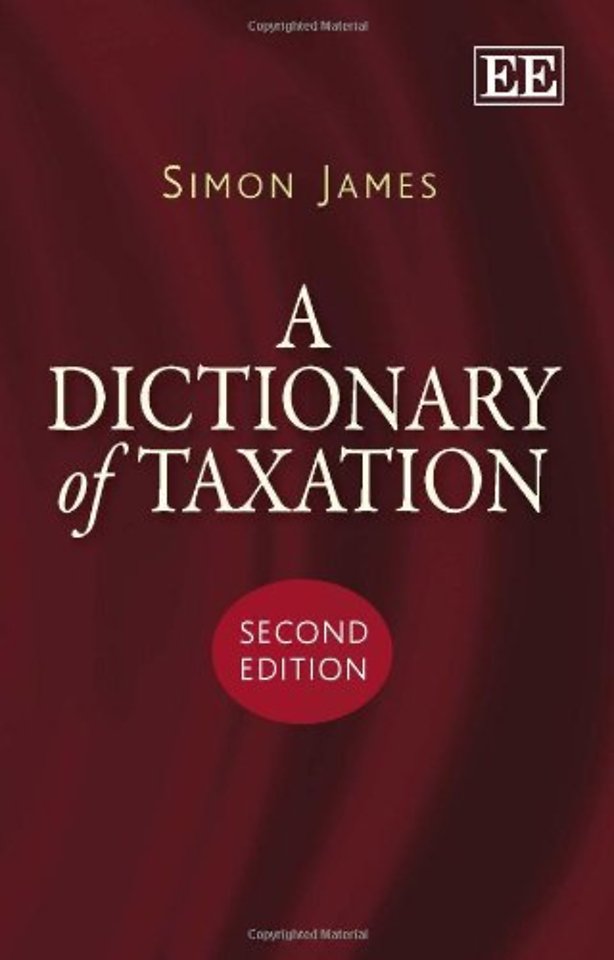 A Dictionary of Taxation, Second Edition