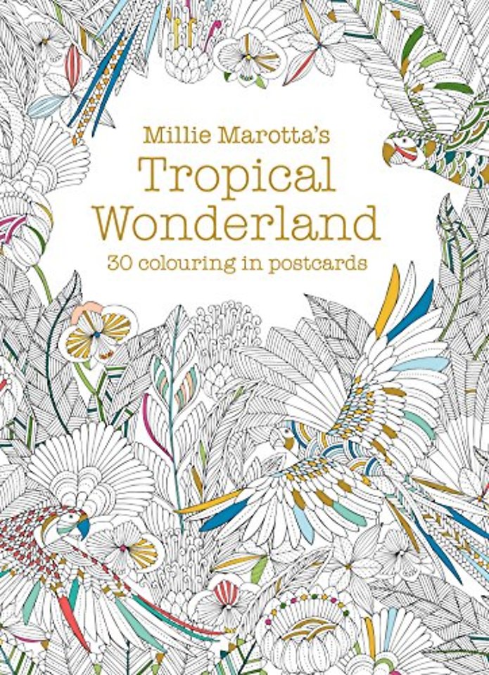 Millie Marotta's Tropical Wonderland Postcard Book
