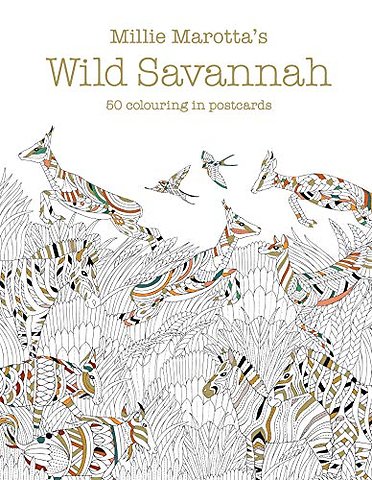 Millie Marotta's Wild Savannah Postcard Box