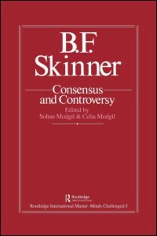 B.F. Skinner: Consensus And Controversy