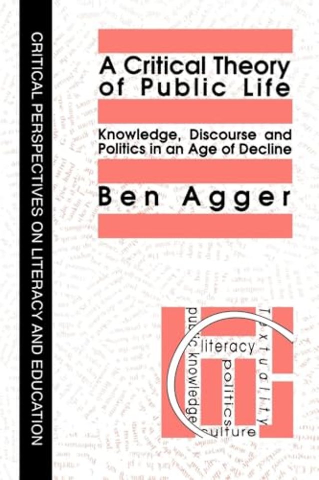 Critical Theory Of Public Life