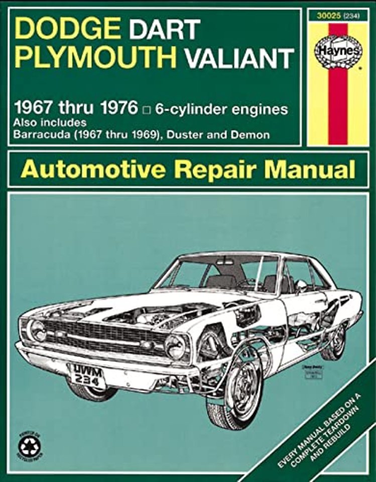 Dodge Dart & Plymouth Valiant (67 – 76)