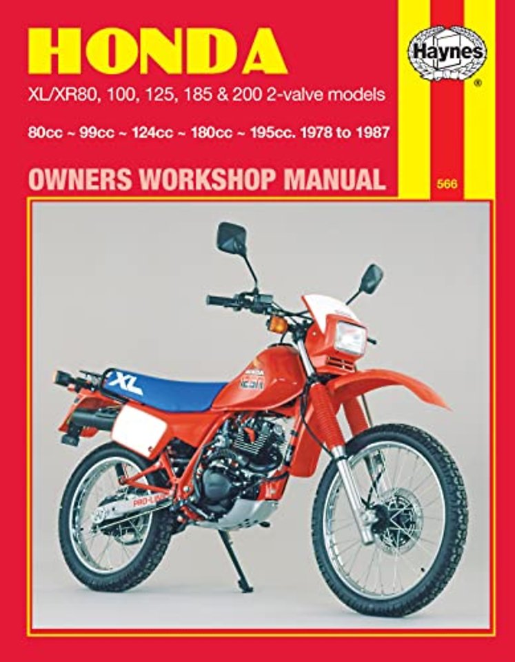 Honda XL/XR 80, 100, 125, 185 & 200 2–Valve Models (78 – 87)